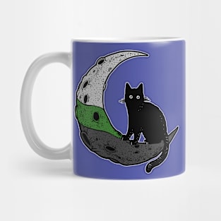 Neutrois Cat Moon LGBT Pride Flag Mug